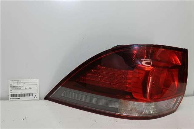 2010, Volkswagen, Golf, Variant, MK6 - AJ, Left Taillight