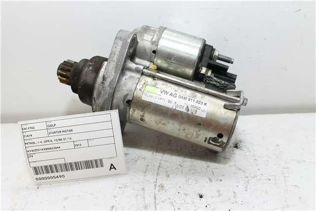 2010, Volkswagen, Golf, Variant, MK6 - AJ, Starter Motor