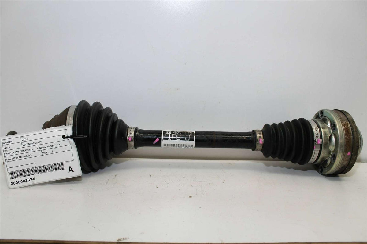 2009, Volkswagen, Golf, Variant, MK5 - 1K, Left Driveshaft