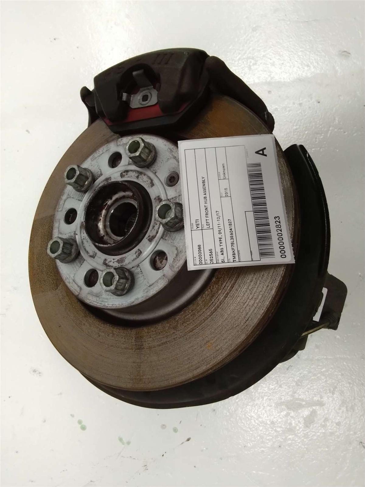 Skoda, Yeti, 77 TSI, 5L, Left Front Hub Assembly