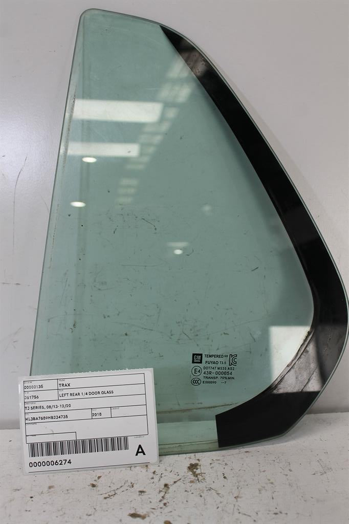 Holden, Trax, TJ, Left Rear Quarter Door Glass