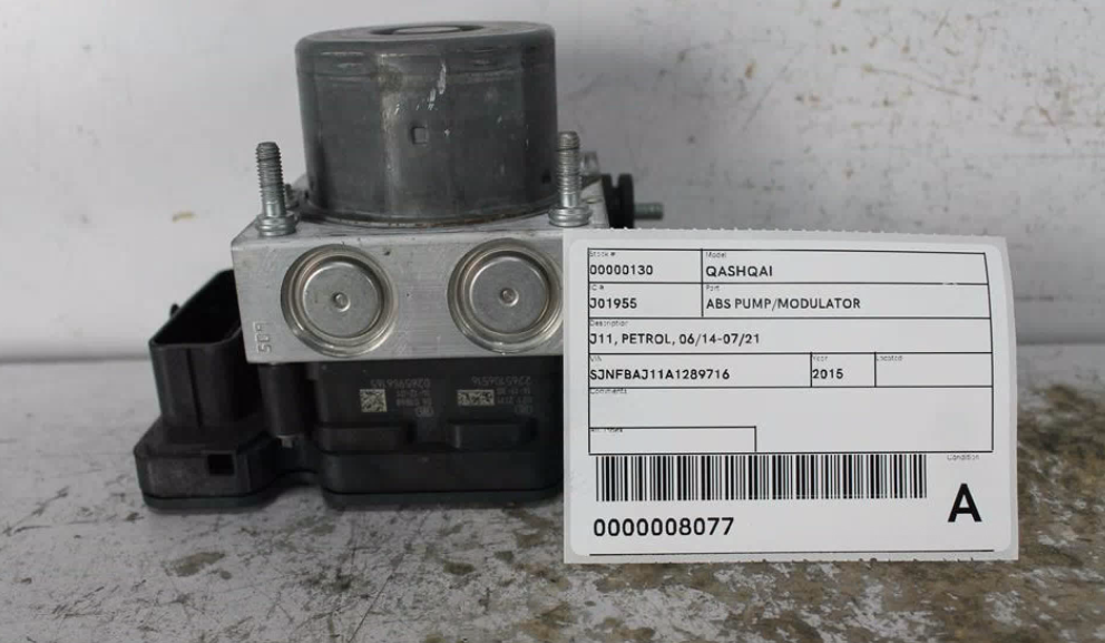 Nissan, Qashqai Abs Pump/Modulator J11 Petrol 06/14 07/21