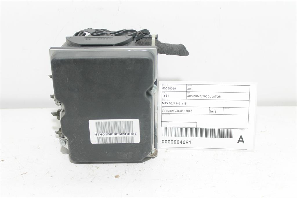 Chery, J3 Abs Pump/Modulator M1X 03/11 01/15