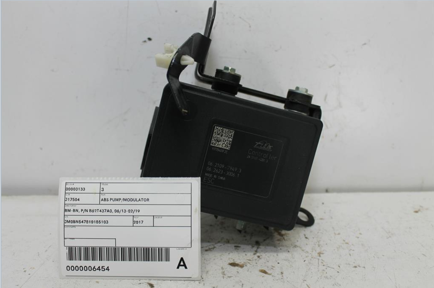 Mazda, 3 Abs Pump/Modulator Bm Bn P/N B62T437A0 06/13 02/19