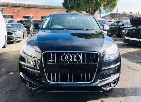 Audi, Q7 Left Headlamp , 4L, Halogen Type, 10/09-08/15