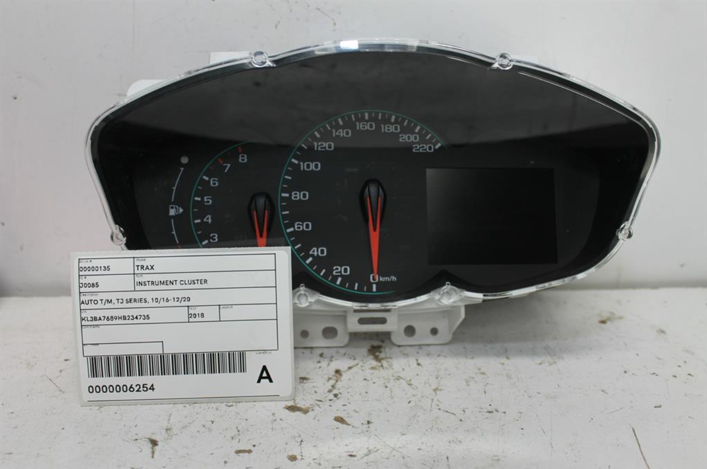 Holden, Trax Instrument Cluster Auto T/M Tj Series 10/16 12/20