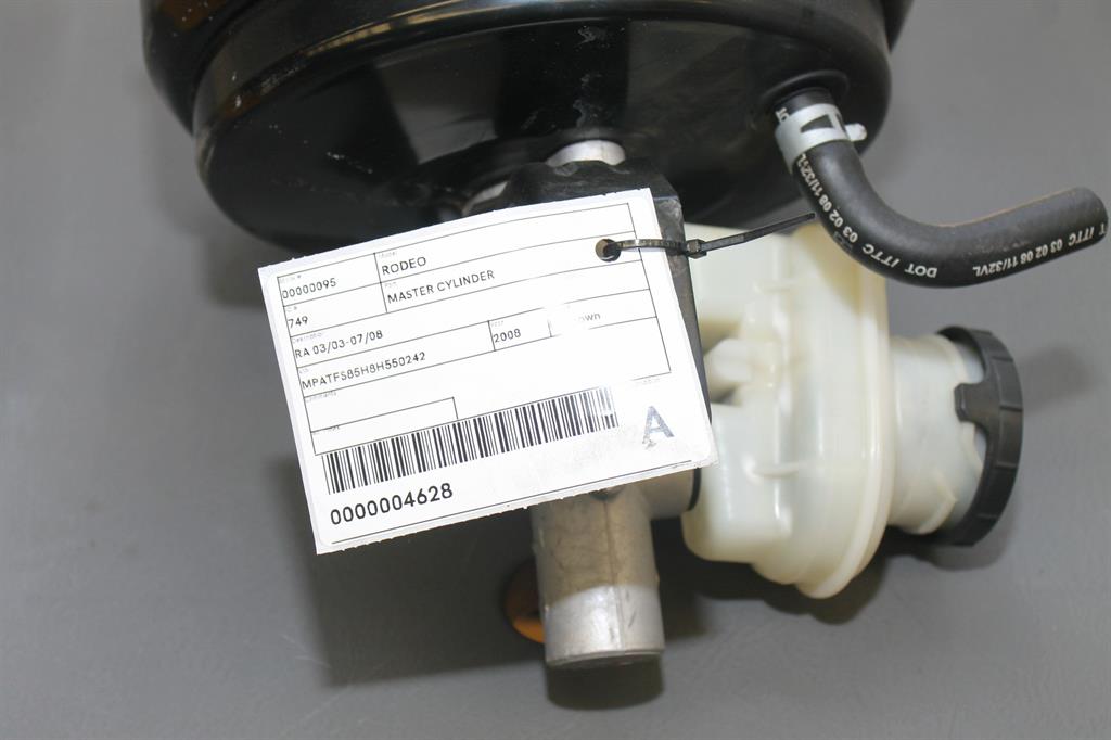 Holden, Rodeo Master Cylinder Ra 03/03 07/08