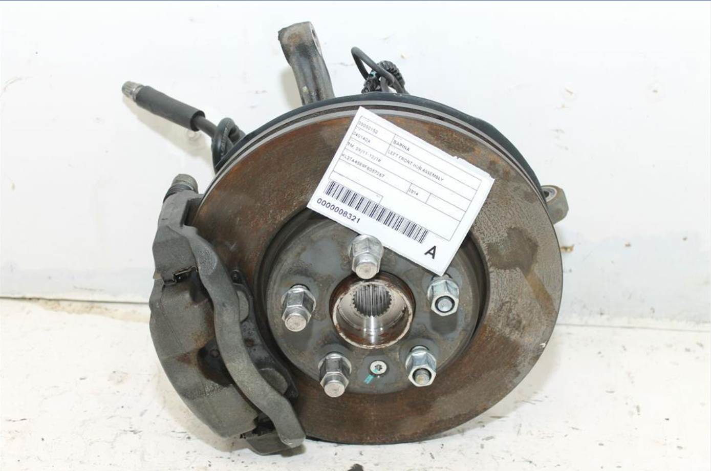 Holden, Barina Left Front Hub Assembly Tm 09/11 12/18