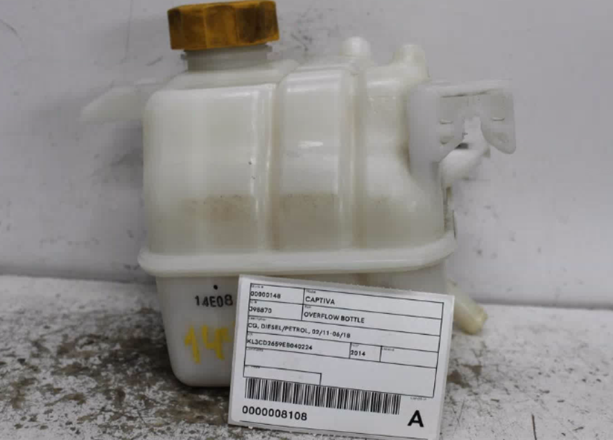 Holden, Captiva Overflow Bottle Cg Diesel/Petrol 02/11 06/18