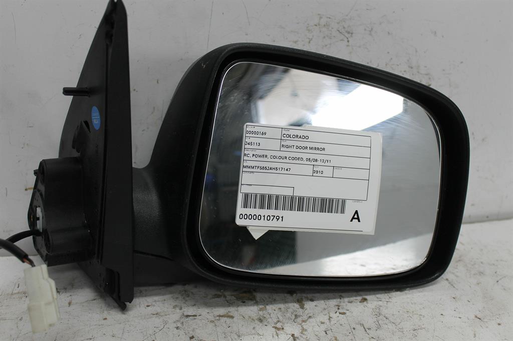 Holden, Colorado Right Door Mirror Rc Power Colour Coded 05/08 12/11