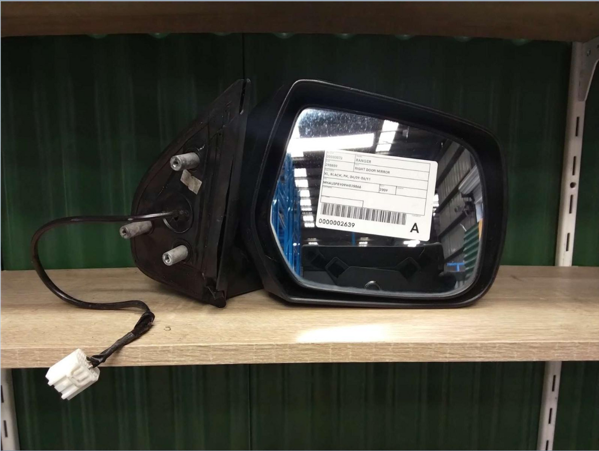 Used Ford, Ranger Right Door Mirror Xl Black Pk 04/09 06/11 2009 – image 1 - All Good Parts