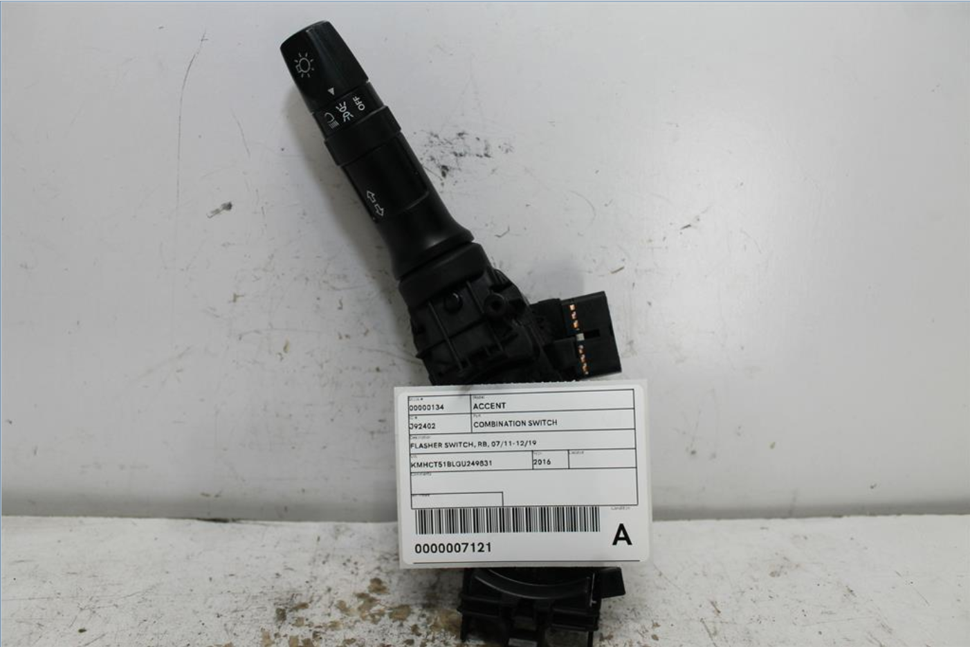 Hyundai, Accent Combination Switch Flasher Switch Rb 07/11 12/19