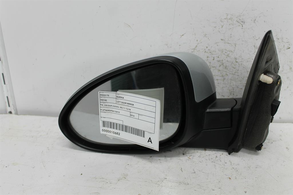 Holden, Barina Left Door Mirror Tm Colour Coded 09/11 12/18