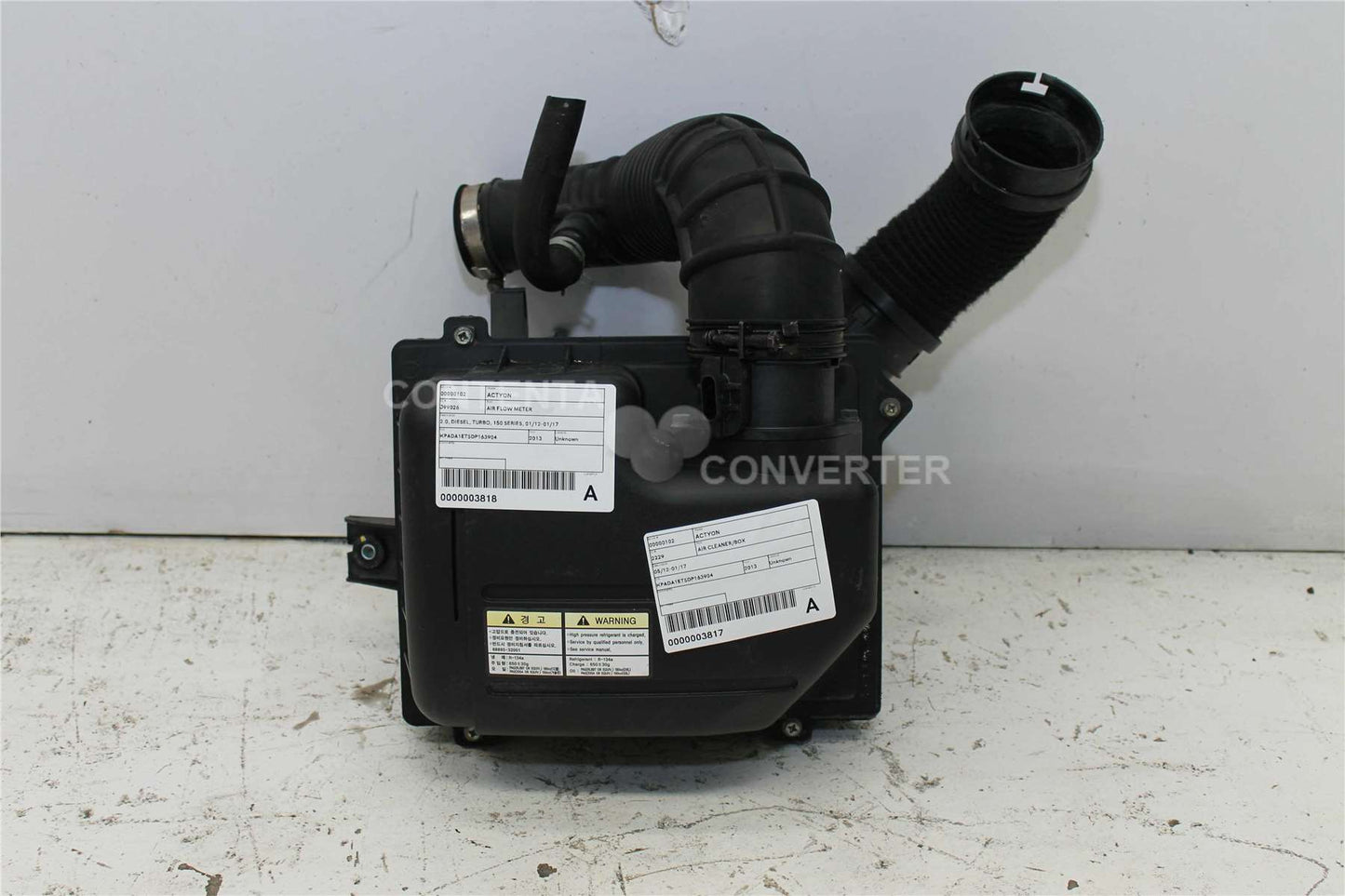 Ssangyong, Actyon Air Flow Meter 2.0 Diesel Turbo 150 Series 01/12 01/17