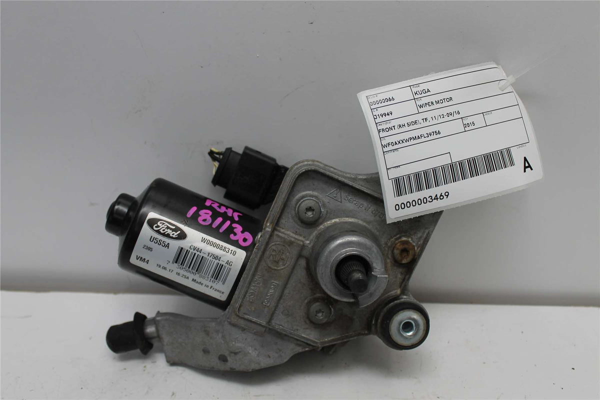 Used Ford, Kuga Wiper Motor Front (Rh Side) Tf 11/12 09/16 2015 – image 1 - All Good Parts