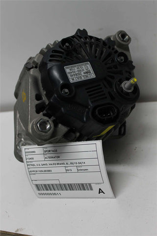 Kia, Sportage Alternator Petrol 2.0 G4Kd Valeo Brand Sl 05/10 04/14