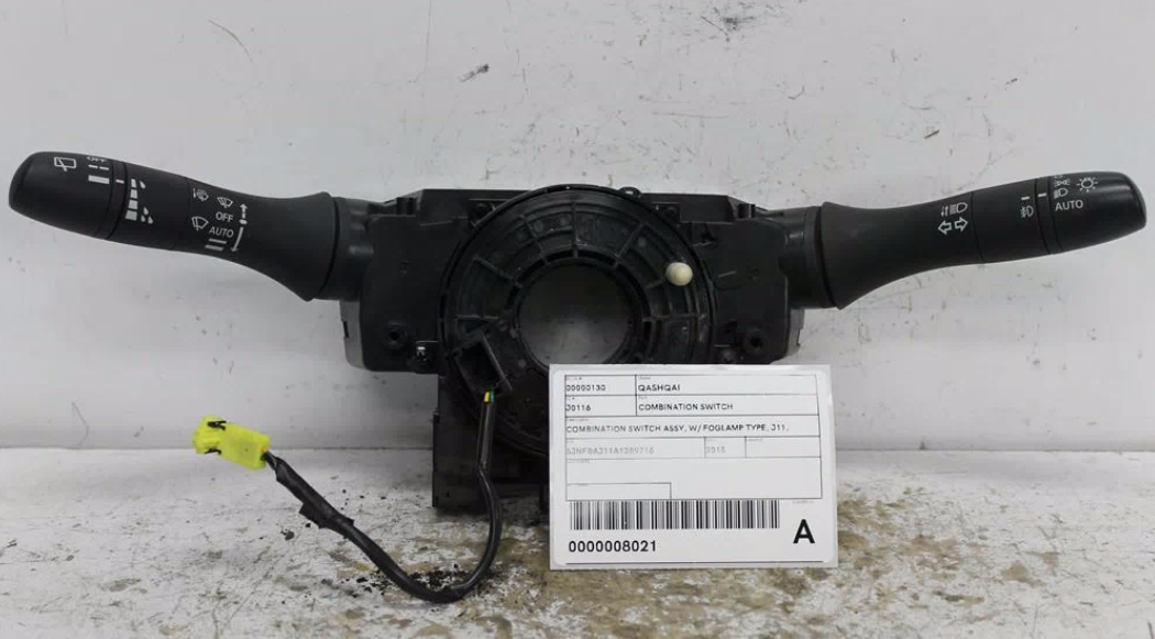 Used Nissan, Qashqai Combination Switch Combination Switch Assy W/ Foglamp Type J11 06/14 07/21 2015 – image 1 - All Good Parts