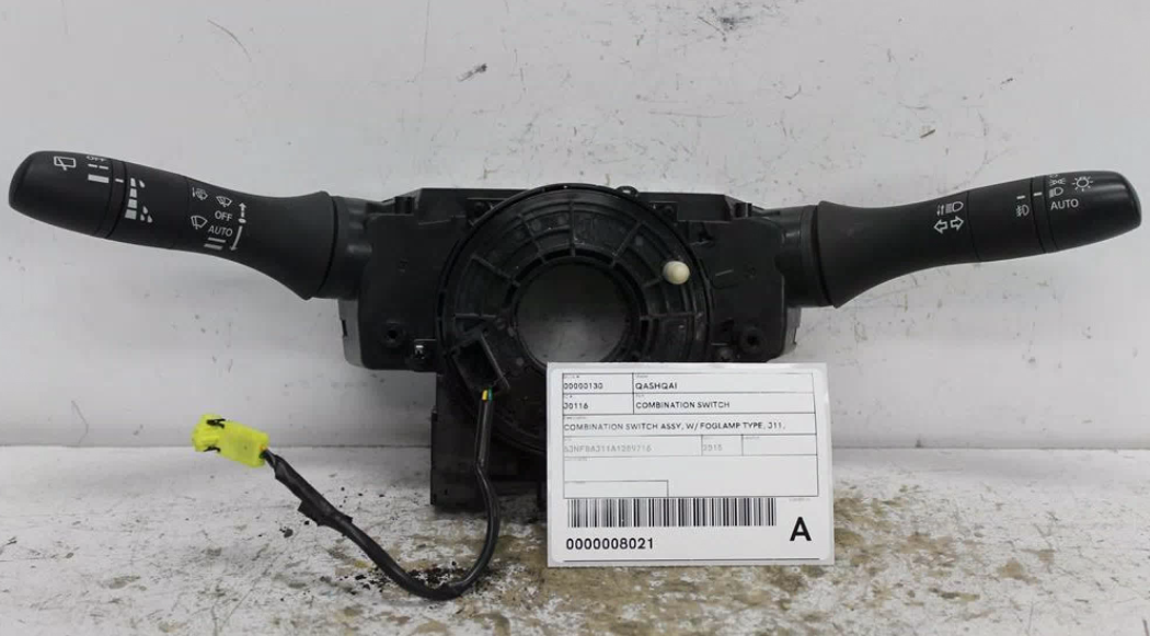 Nissan, Qashqai Combination Switch Combination Switch Assy W/ Foglamp Type J11 06/14 07/21