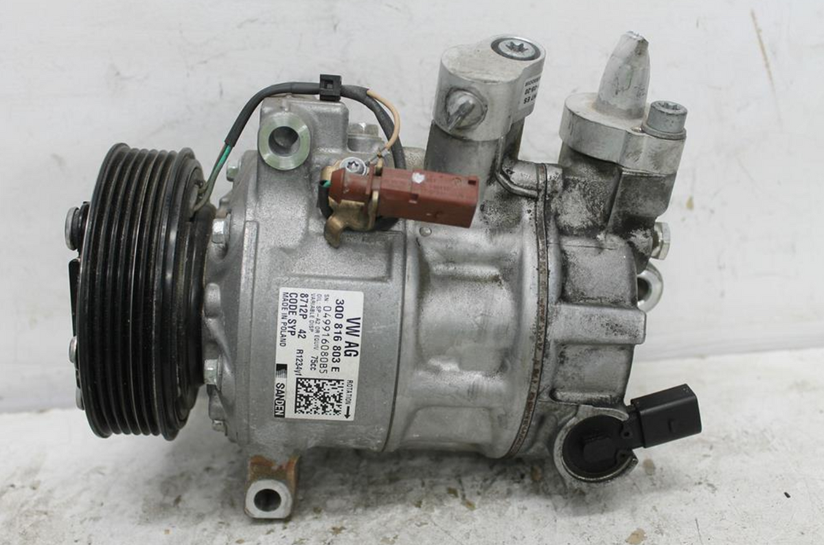 Used Skoda, Kamiq A/C Compressor Nw 1.0 Petrol Denso Dkrf/Dpca/Dxua Code 06/20 2020 – image 1 - All Good Parts