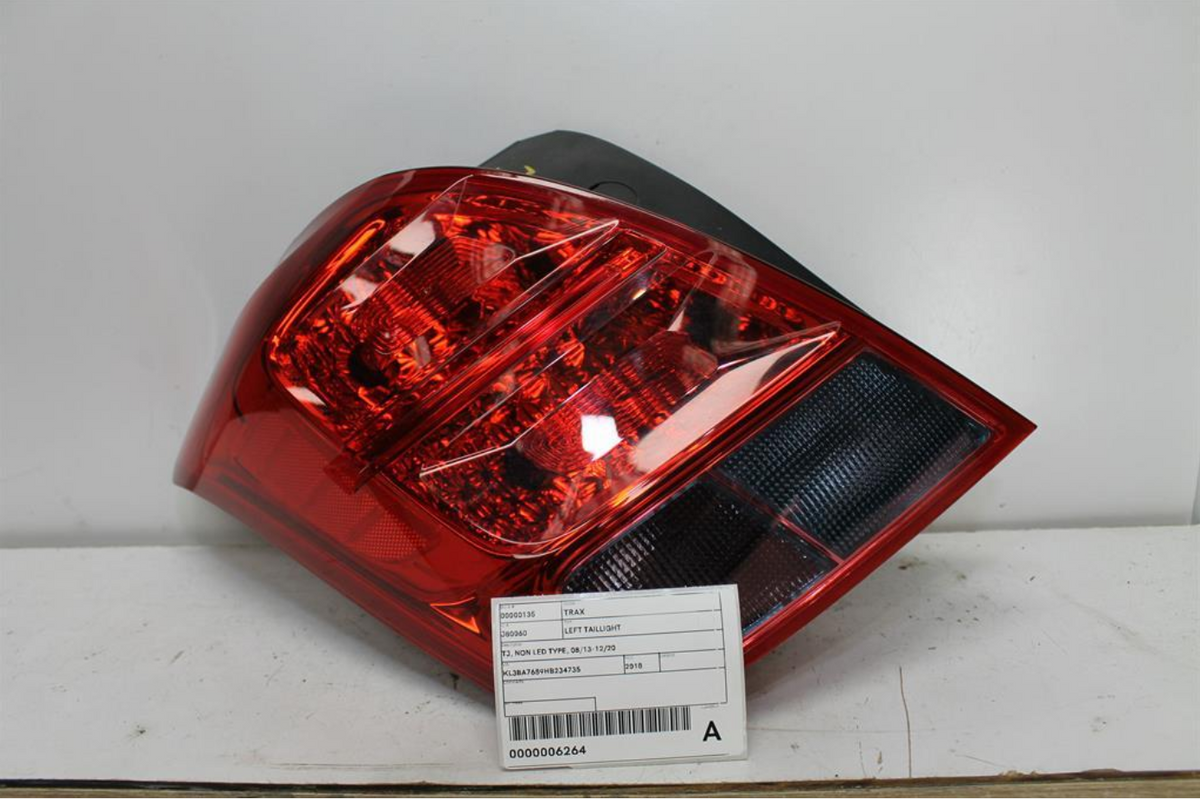 Used Holden, Trax Left Taillight Tj Non Led Type 08/13 12/20 2018 – image 1 - All Good Parts