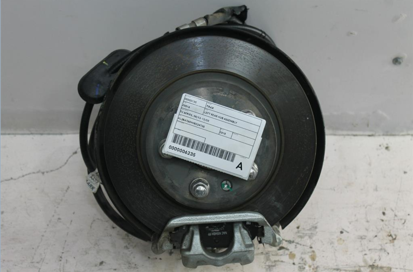 Holden, Trax Left Rear Hub Assembly Tj Series 08/13 12/20