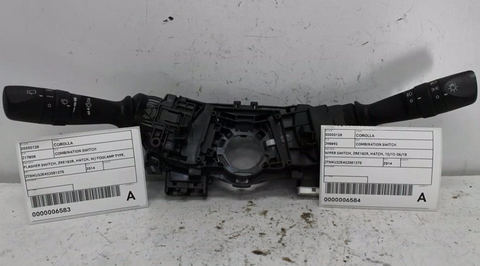 Toyota, Corolla Combination Switch Flasher Switch Zre182R Hatch W/ Foglamp Type 10/12 06/18