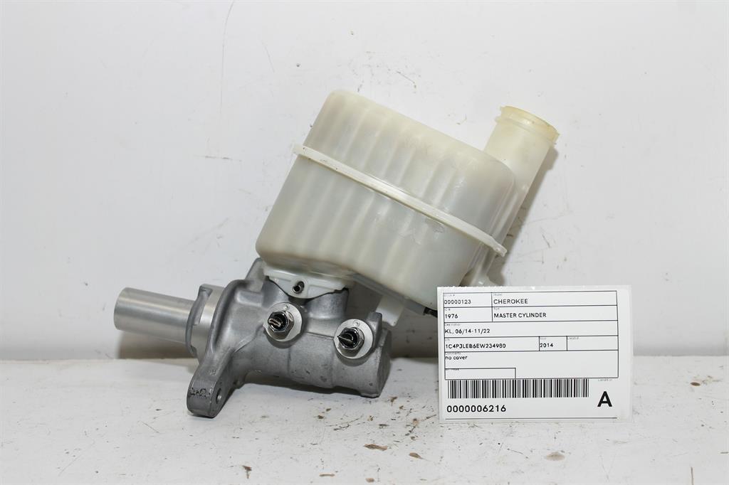 Jeep, Cherokee Master Cylinder Kl 06/14 11/22