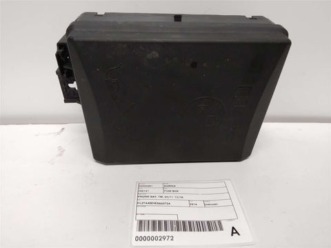 Holden, Barina Fuse Box Tm 09/11 12/18