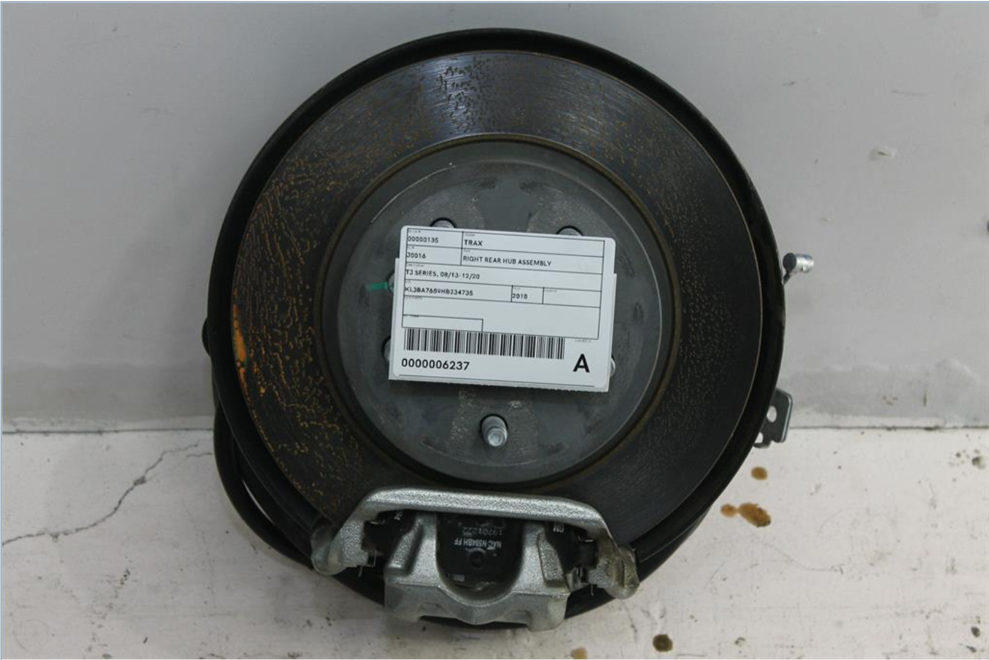 Holden, Trax Right Rear Hub Assembly Tj Series 08/13 12/20