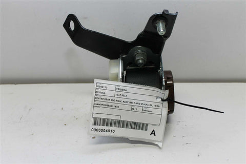 Subaru, Tribeca Seat Belt Centre Rear 2Nd Row Assy (Belt And Stalk) B9 10/06 01/14