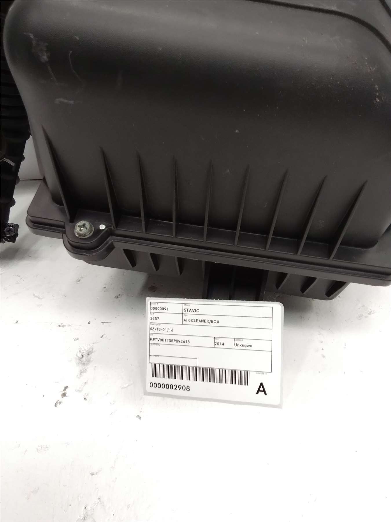 Ssangyong, Stavic Air Cleaner/Box 06/13 01/16