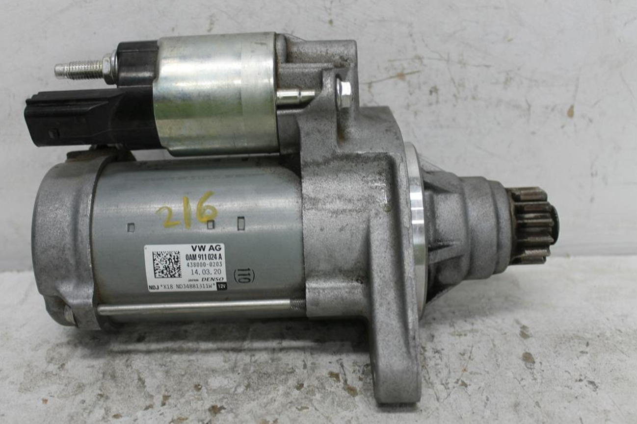 Used Skoda, Kamiq Starter Motor Petrol 1.0/1.5 Denso Dkrf/Dpca/Dxua/Dada Code Nw 06/20 2020 – image 1 - All Good Parts