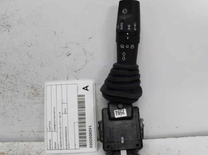 Holden, Captiva Combination Switch Flasher Switch Cg 01/11 06/18