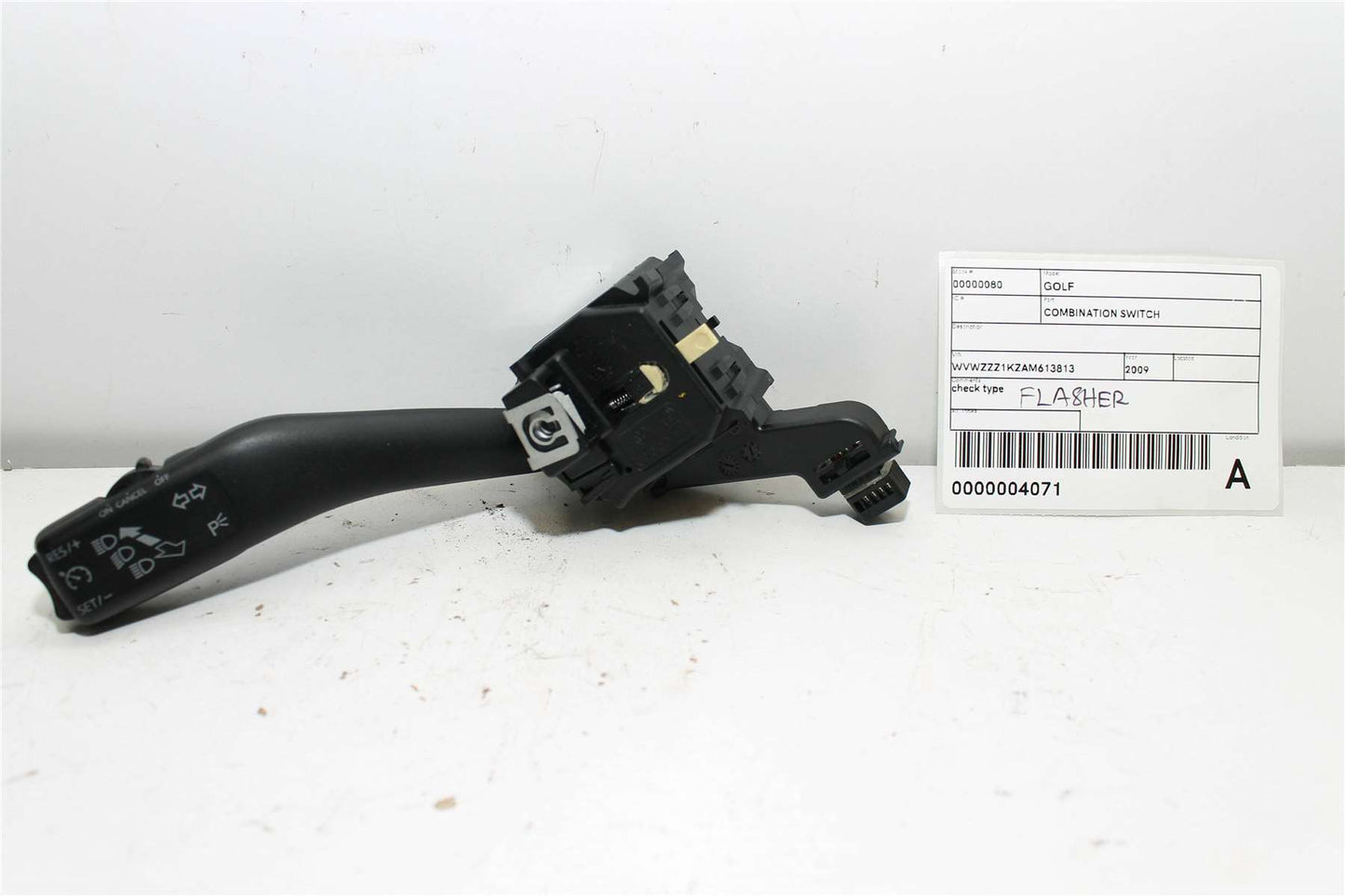 Volkswagen, Golf Combination Switch Flasher Switch Gen 6 W/ Cruise Control Type 10/08 05/10