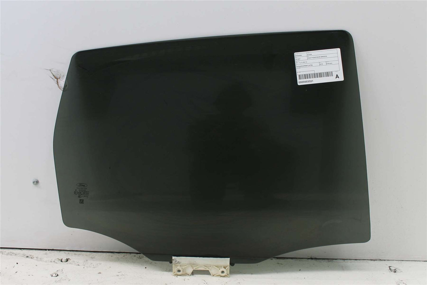 Ford, Kuga Right Rear Door Window Tf 11/12 09/16