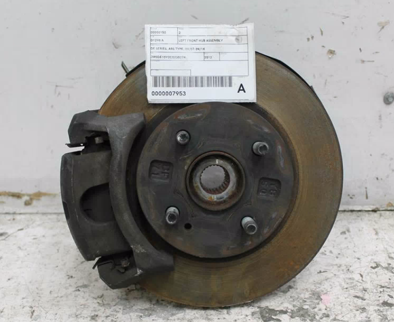 Mazda, 2 Left Front Hub Assembly De Series Abs Type 09/07 09/14