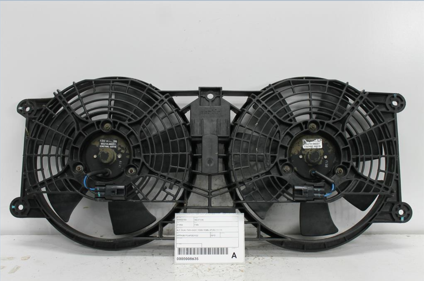 Ssangyong, Rexton Fan A/C Dual Fan Assy Y200 Y285 07/03 11/12