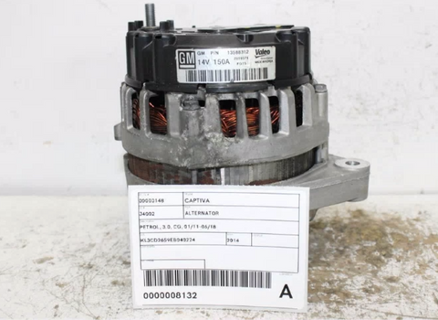 Holden, Captiva Alternator Petrol 3.0 Cg 01/11 06/18