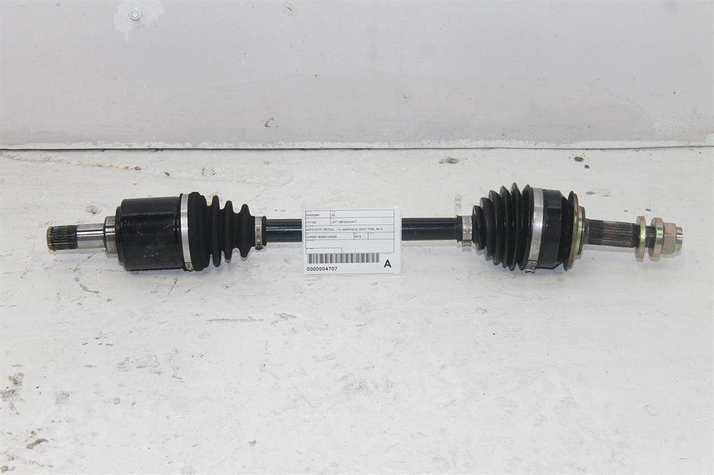 Chery, J3 Left Driveshaft Auto (Cvt) Petrol 1.6 Sqrf4G16 Dvvt Type M1X 07/13 01/15