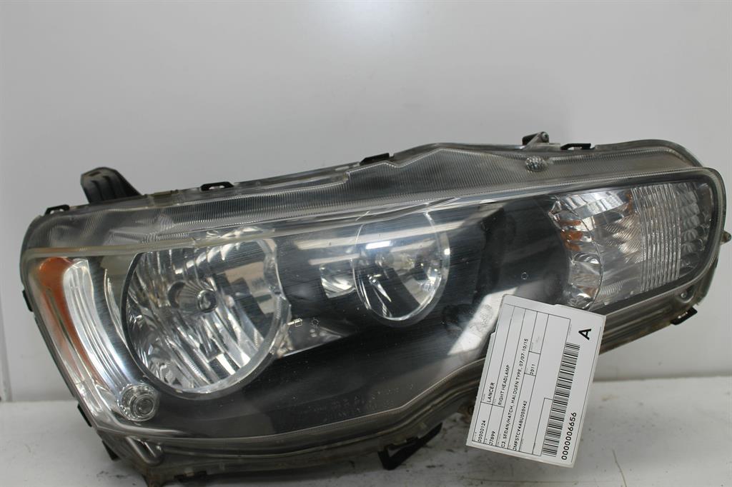 Mitsubishi, Lancer Right Headlamp Cj Sedan/Hatch Halogen Type 07/07 10/15