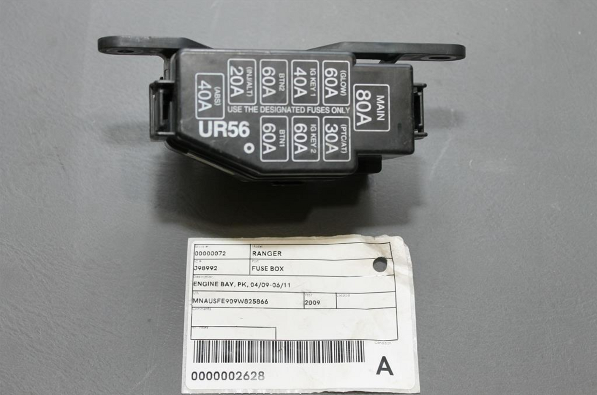 Used Ford, Ranger Fuse Box Pk 04/09 06/11 2009 – image 1 - All Good Parts