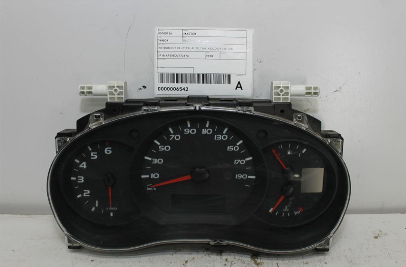 Renault, Master Instrument Cluster Instrument Cluster Auto T/M X62 09/11 01/20