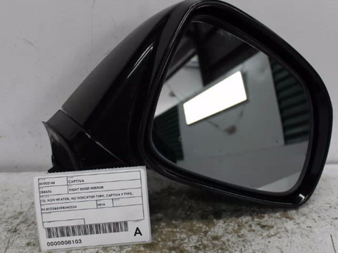 Holden, Captiva Right Door Mirror Cg Non Heated W/ Indicator Type Captiva 7 Type 09/06 09/15