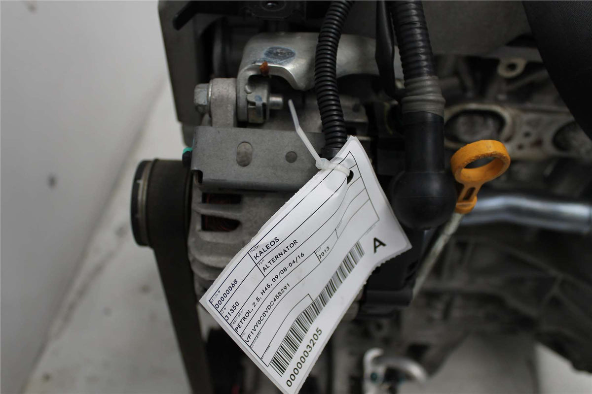 Used Renault, Koleos Alternator Petrol 2.5 H45 09/08 04/16 2013 – image 1 - All Good Parts