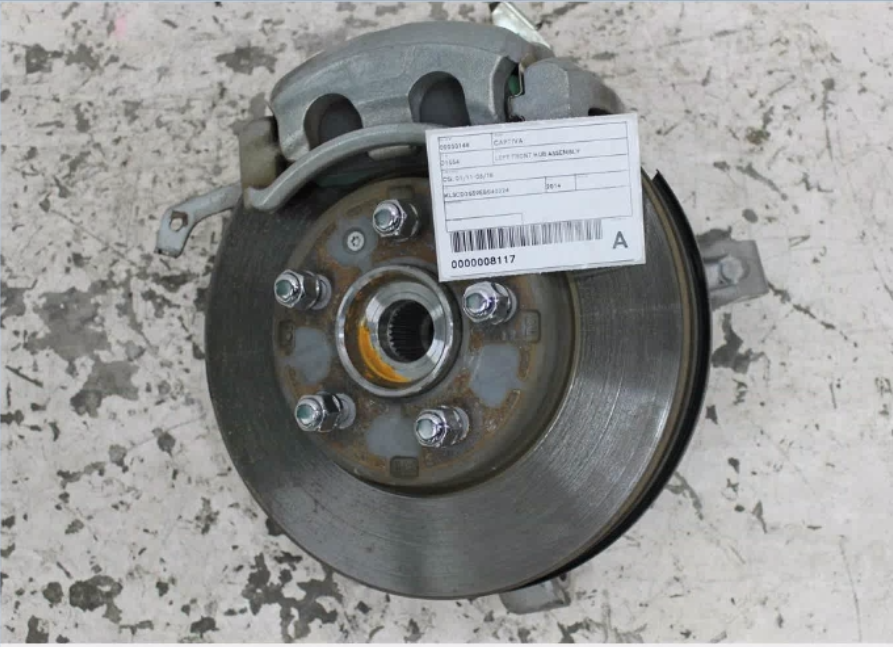 Holden, Captiva Left Front Hub Assembly Cg 01/11 06/18