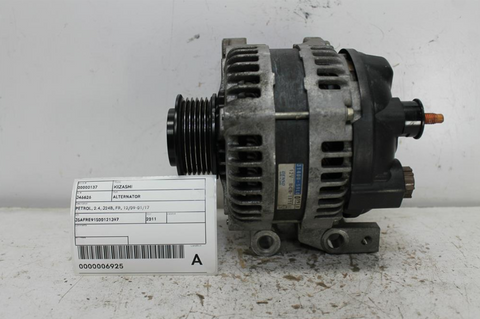 Suzuki, Kizashi Alternator Petrol 2.4 J24B Fr 12/09 01/17