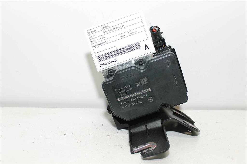 Holden, Barina Abs Pump/Modulator Tm 09/11 12/18