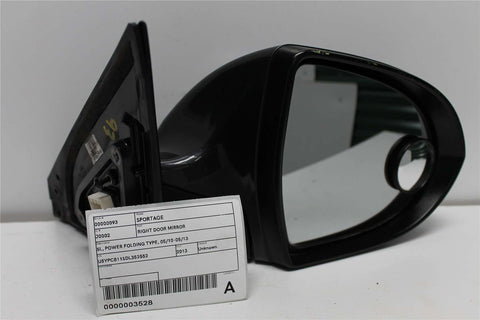 Kia, Sportage Right Door Mirror Sl Power Folding Type 05/10 05/13