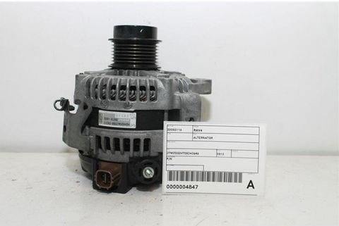 Toyota, Rav4 Alternator Petrol 2.4 2Az Fe Aca33 P/N 27060 28311 11/05 11/12