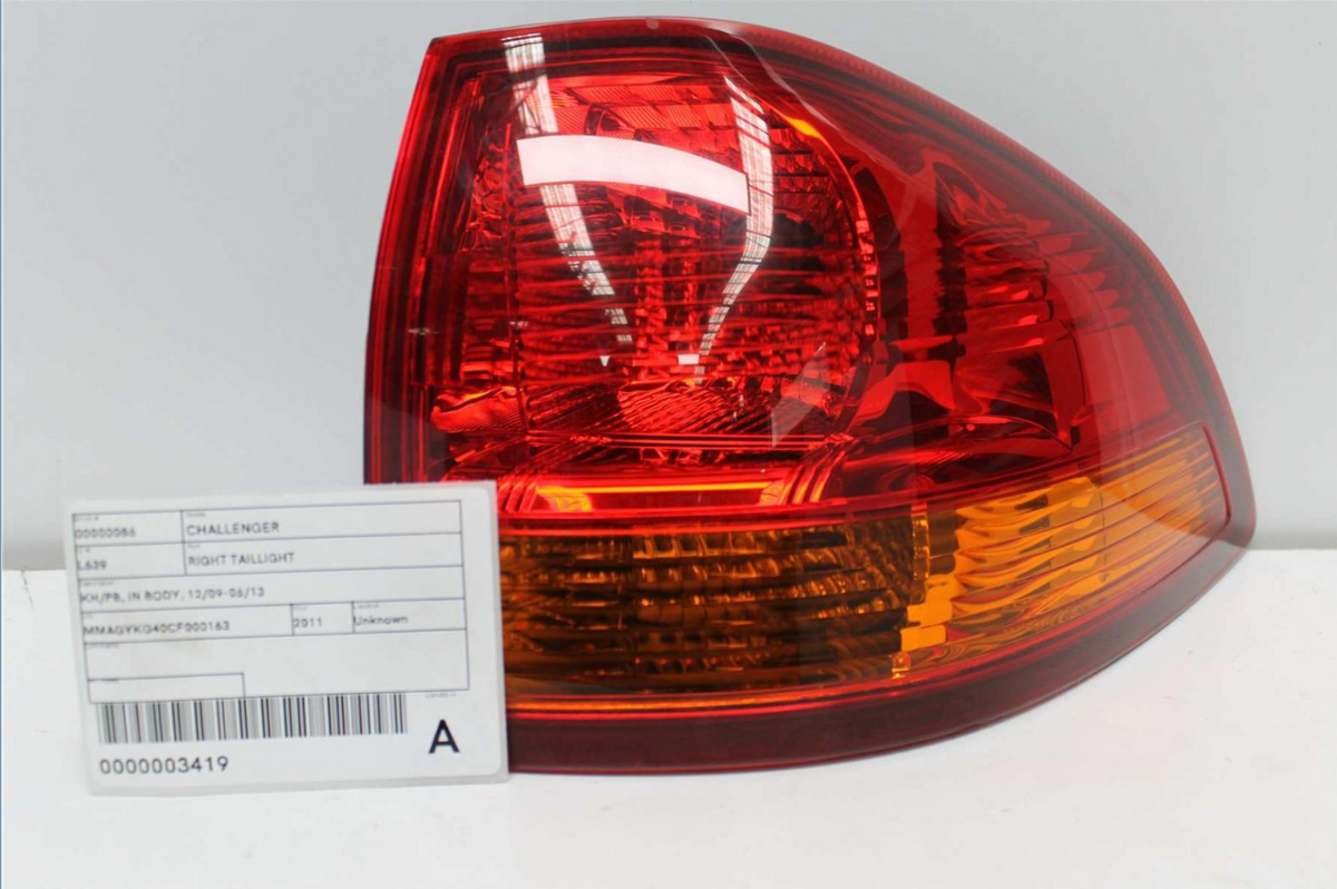 Used Mitsubishi, Challenger Right Taillight Kh/Pb In Body 12/09 06/13 2011 – image 1 - All Good Parts